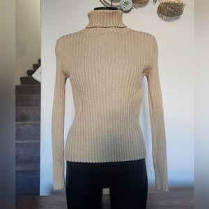 Gold Turtleneck